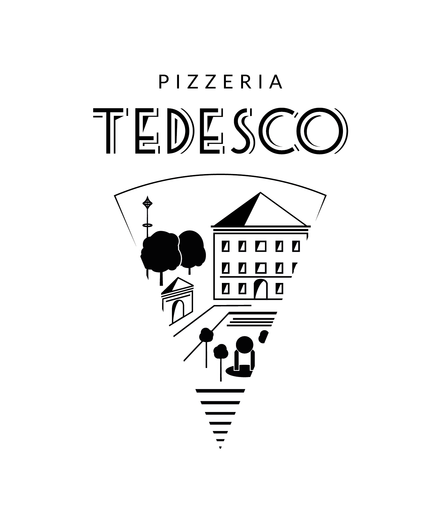 Pizzeraia TEDESCO_Logo hinterlegt